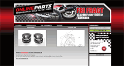 Desktop Screenshot of onlineparts.dk